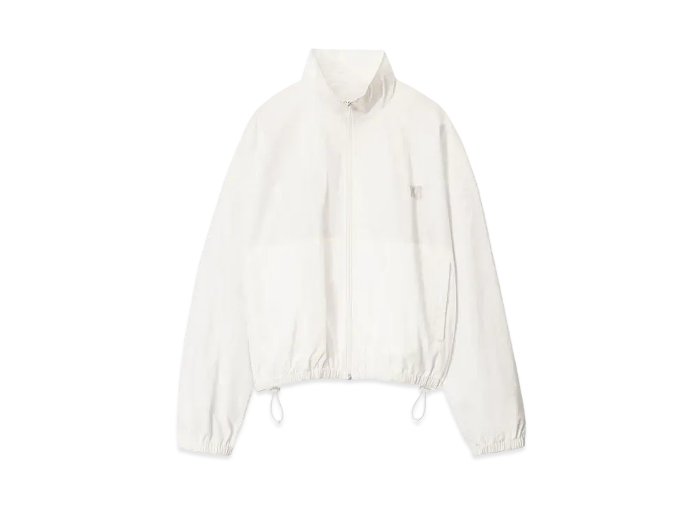 Alexander Wang Nylon Coach Track Jacket "White"