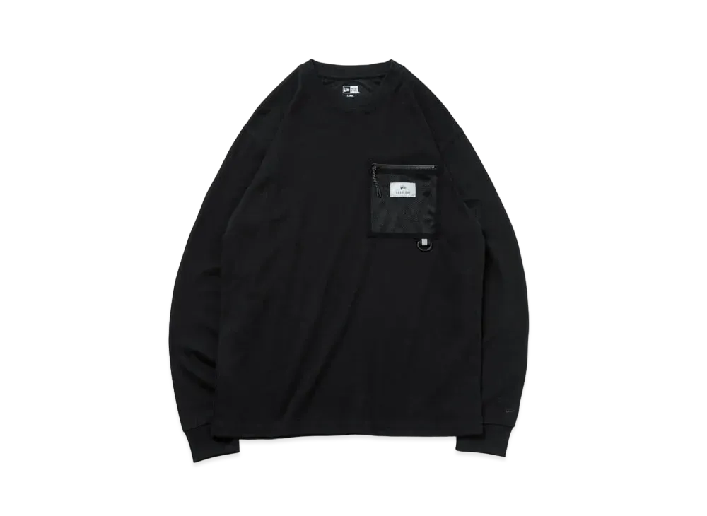 NEW ERA Angler Collection New Era Outdoor Regular Fit Long Sleeve Field Pocket Performance T-Shirt "Black"