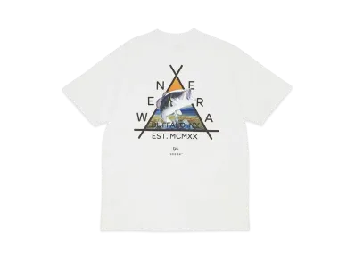 NEW ERA Angler Collection New Era Outdoor Short Sleeve Cotton T-shirt Black Bath "White"