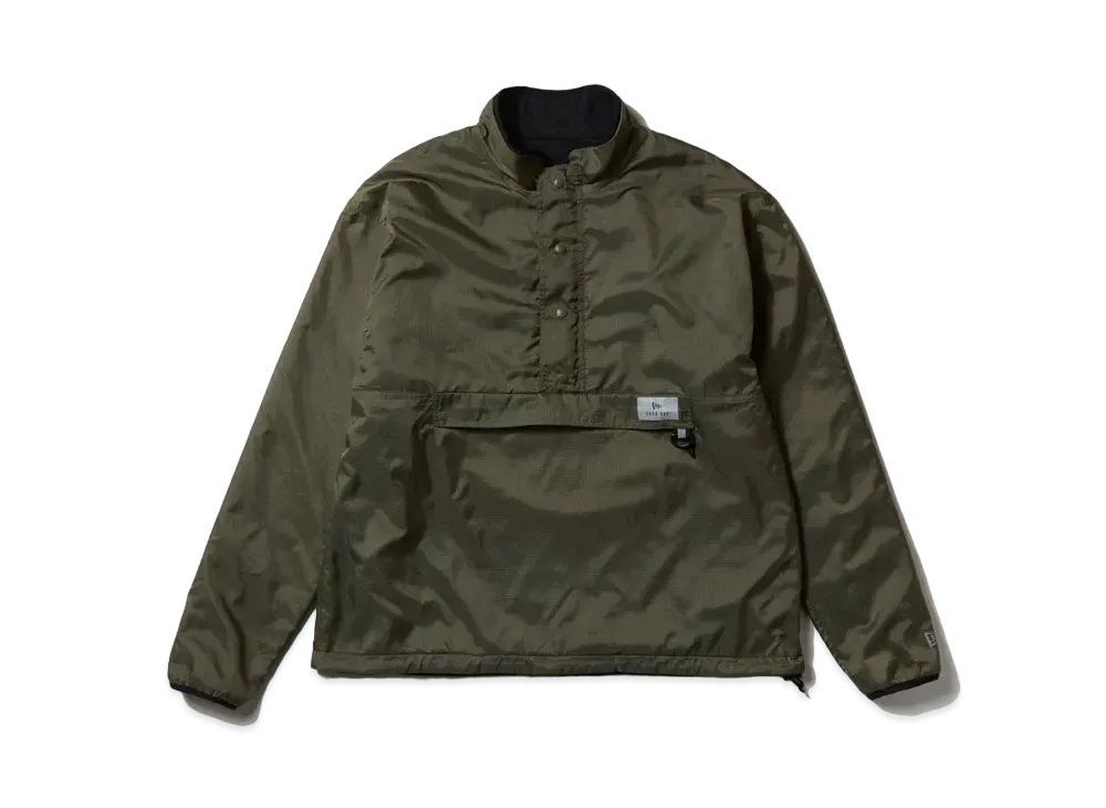 NEW ERA Angler Collection New Era Outdoor Field Reversible Fleece Pullover Jacket Polartec 200 "Olive/Black"