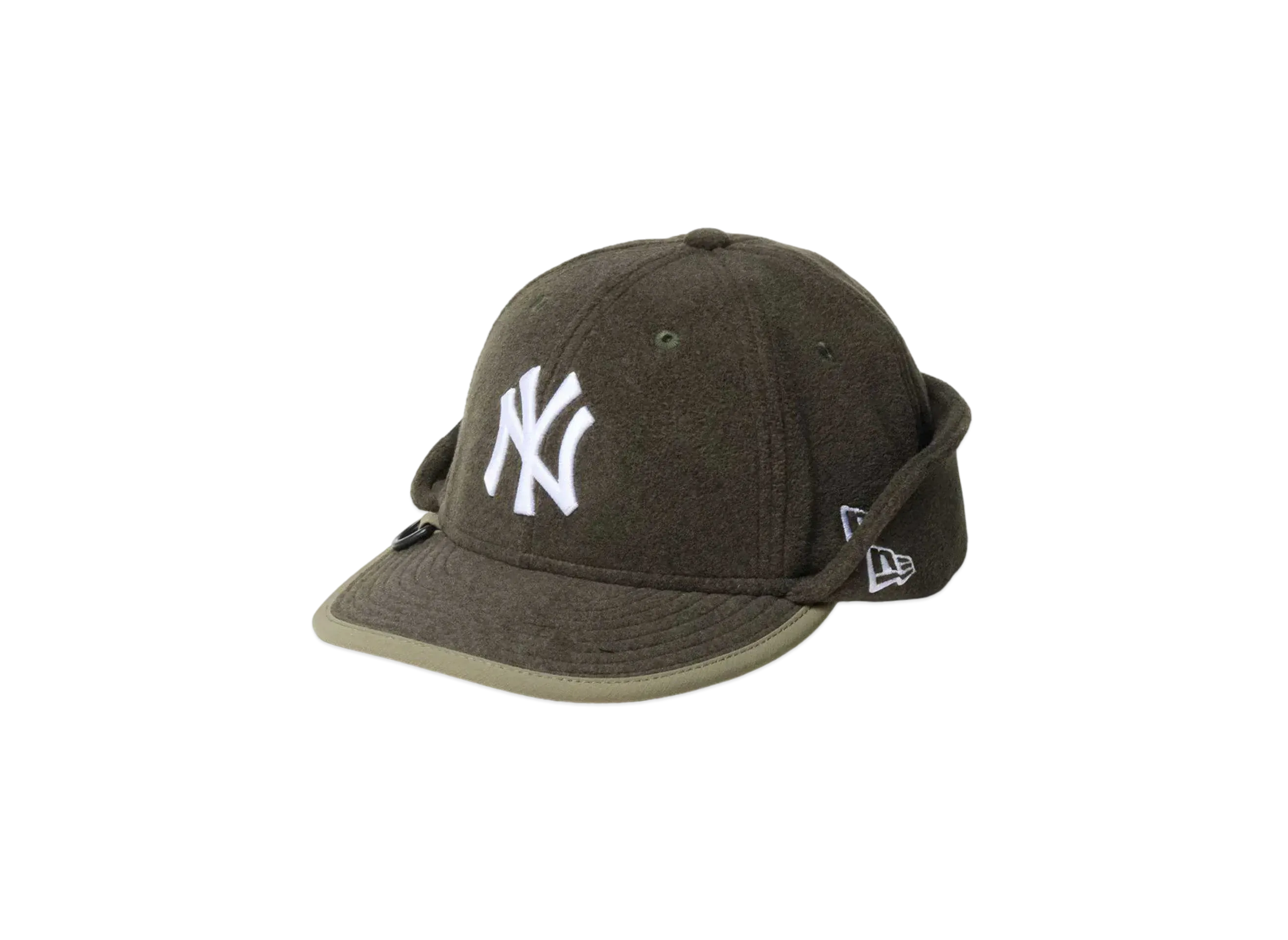 NEW ERA Angler Collection New Era Outdoor LP 59Fifty Flip Down Polartec 200 New York Yankees "Olive"
