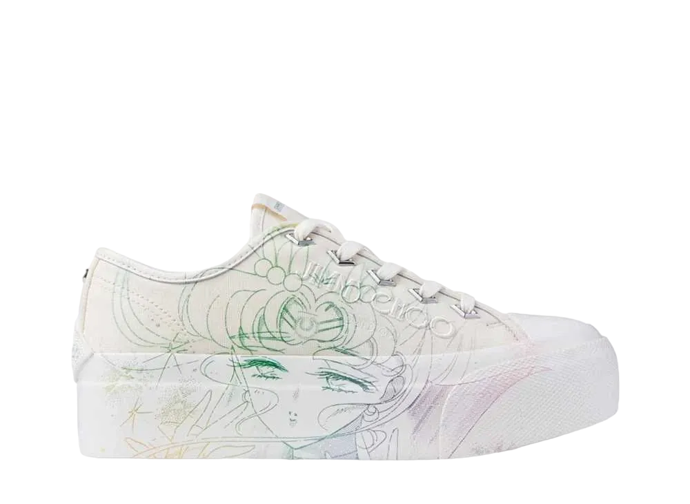 Jimmy Choo x Pretty Guardian Sailor Moon Women's Sailor Guardians Palma Maxi/F (Includes 2 Packs of Collector Cards)