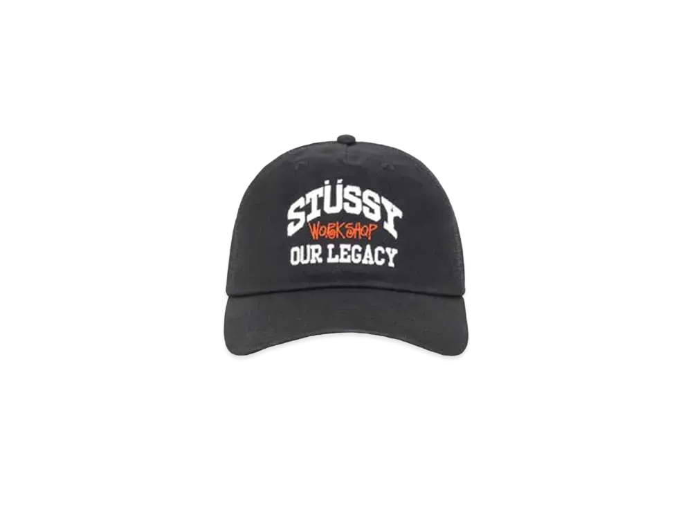 Stussy x Our Legacy Work Shop Lp Trucker Cap "Black"