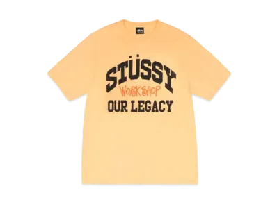 Stussy x Our Legacy Work Shop Collegiate Pigment Dyed Tee "Peach" 3903958