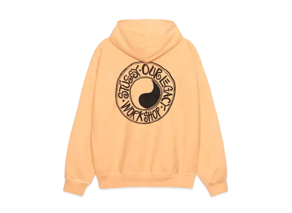 Stussy x Our Legacy Work Shop Buana Pigment Dyed Hoodie "Peach"