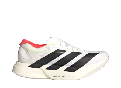 adidas Women's Adizero Adios Pro 4 "Footwear White/Core Black/Silver Metallic"