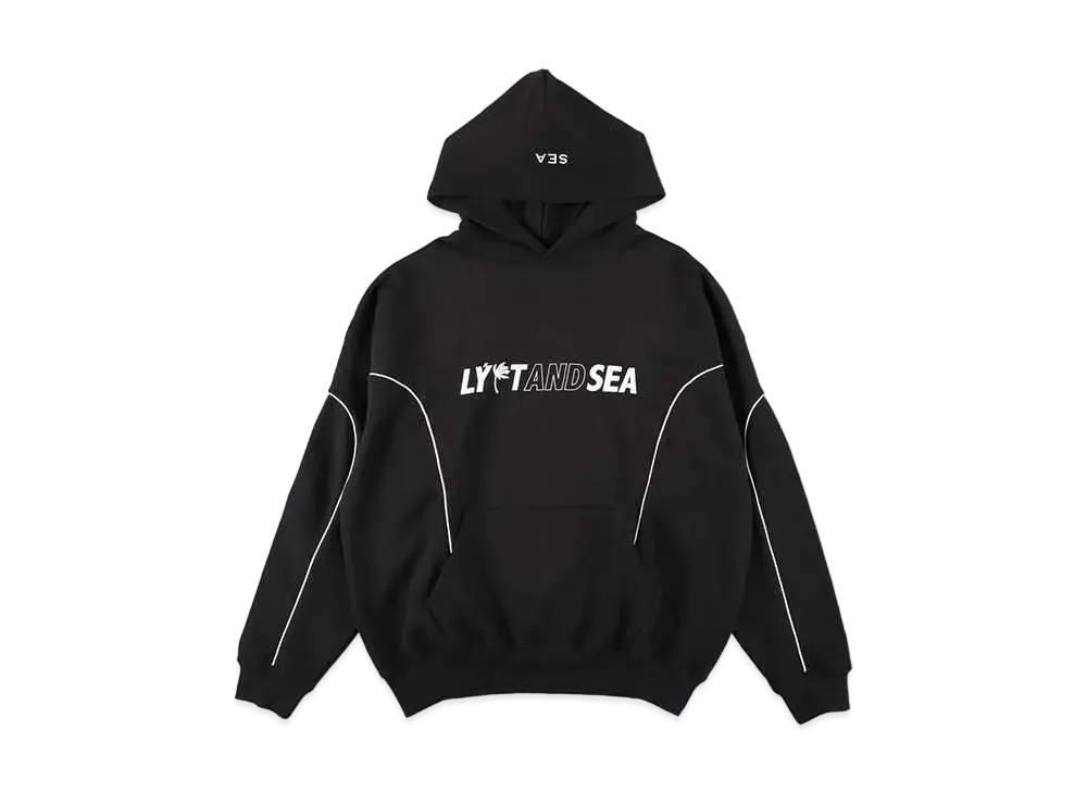WIND AND SEA x LYFT Piping Hooded Sweat Shirt "Black"