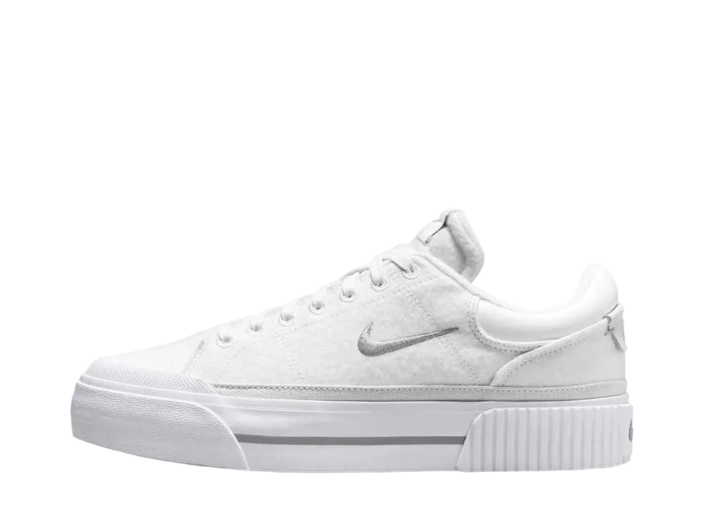 ナイキ ウィメンズ コートレガシー リフト "サミットホワイト/ホワイト/ファントム/ライトスモークグレー"