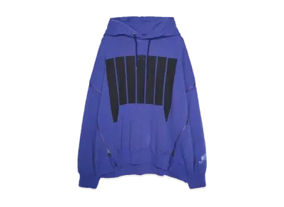 FACETASM 7 BARS ZIPPER HOODIE "PURPLE"