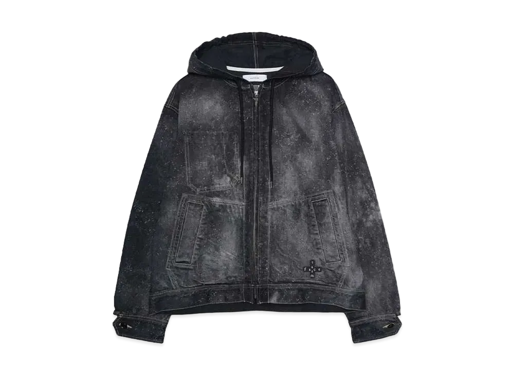 POINT2倍】【FACETASM ファセッタズム】<BR>GALAXY DENIM HOODED