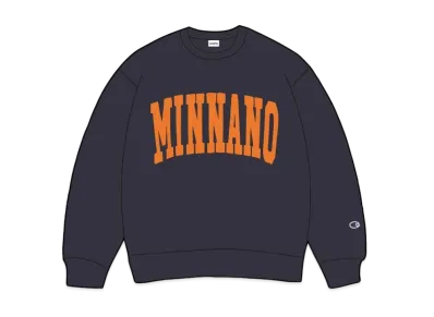 Champion x BEAMS by MIN-NANO Reverse Weave Logo Sweat "Dark Navy"
