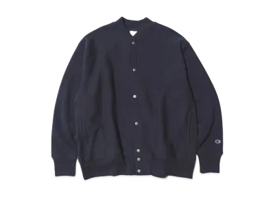 Champion x BEAMS by MIN-NANO Reverse Weave Snap Jacket "Dark Navy"