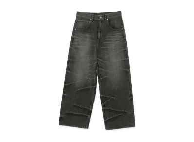 BEAMS FUTURE ARCHIVE Thunder Baggy Fit Dinim "Fade Black"