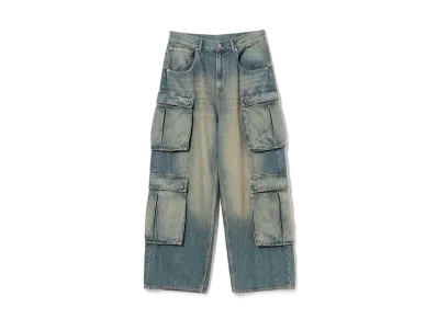 BEAMS FUTURE ARCHIVE Denim Cardo Pants "Dusty Indigo"