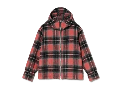 BEAMS FUTURE ARCHIVE Shaggy Hood Blouson 1 "Red Chek"