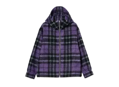 BEAMS FUTURE ARCHIVE Shaggy Hood Blouson 3 "Purple"