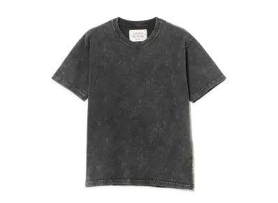 BEAMS FUTURE ARCHIVE Chemical Washed T-Shirts "Black"