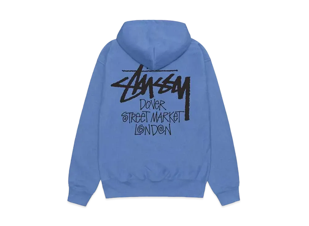 Stussy x DSM Dover Street Market Hoodie "Blue"