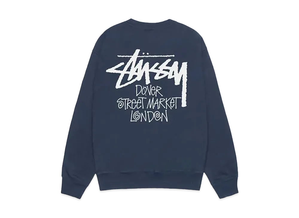 Stussy x DSM Dover Street Market Sweatshirt "Navy"