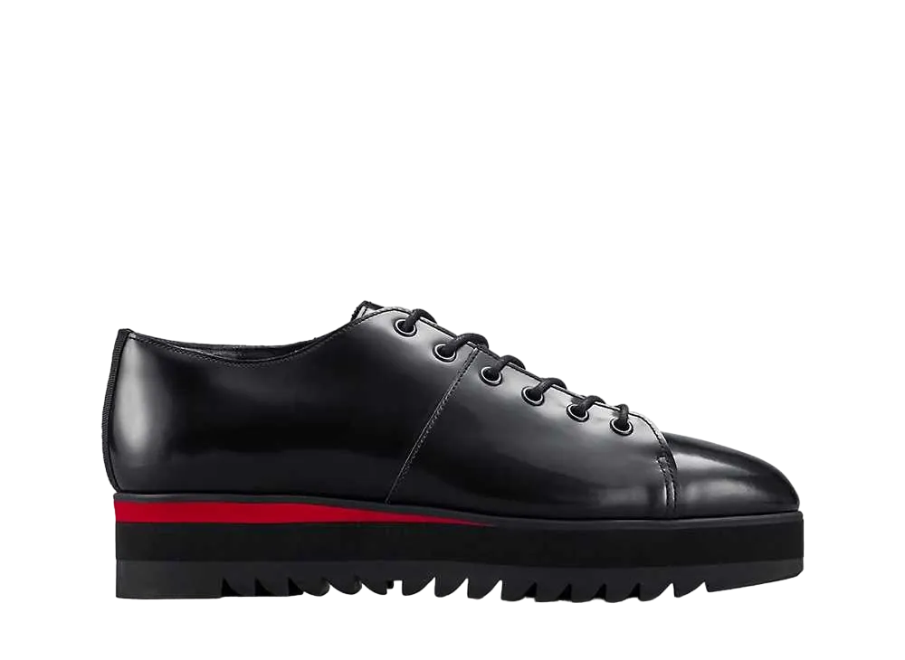 オニツカタイガー ジ オニツカ ウィメンズ レースアップ ロー "ブラック/クラシックレッド"