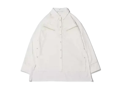 atmos pink Side Button Western Shirt "White"