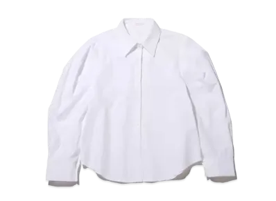 atmos pink Puff Sleeve Pastel Shirt "White"