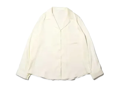 atmos pink Pastel Satin Shirt "White"