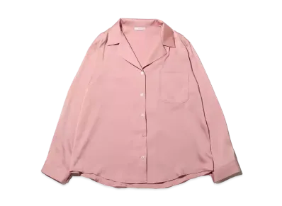 atmos pink Pastel Satin Shirt "Pink"