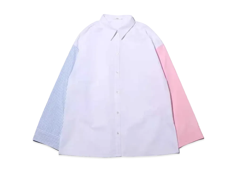 atmos pink Docking Big Shirt "White"