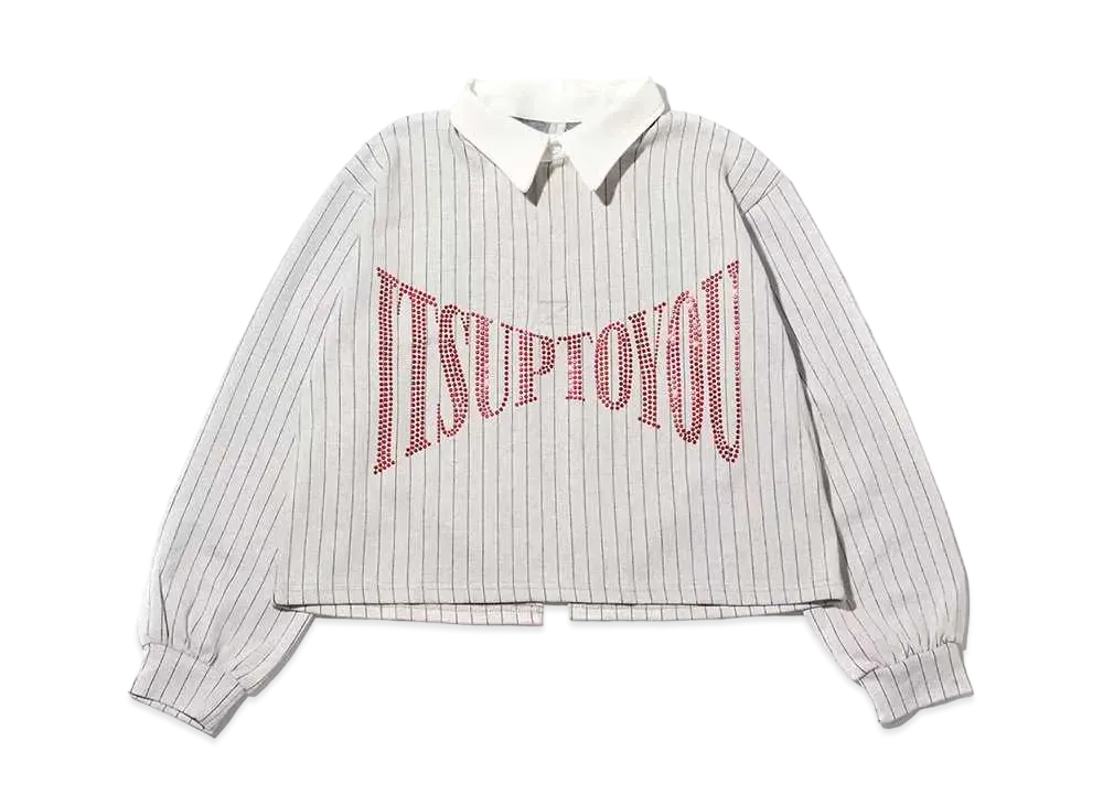 atmos pink Back Slit Octagon Top "Stripe"