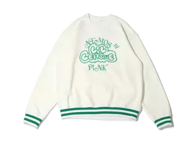atmos pink x Lil League Newly Written Logo Sweatshirt "White"