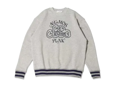 atmos pink x Lil League Newly Written Logo Sweatshirt "Gray"