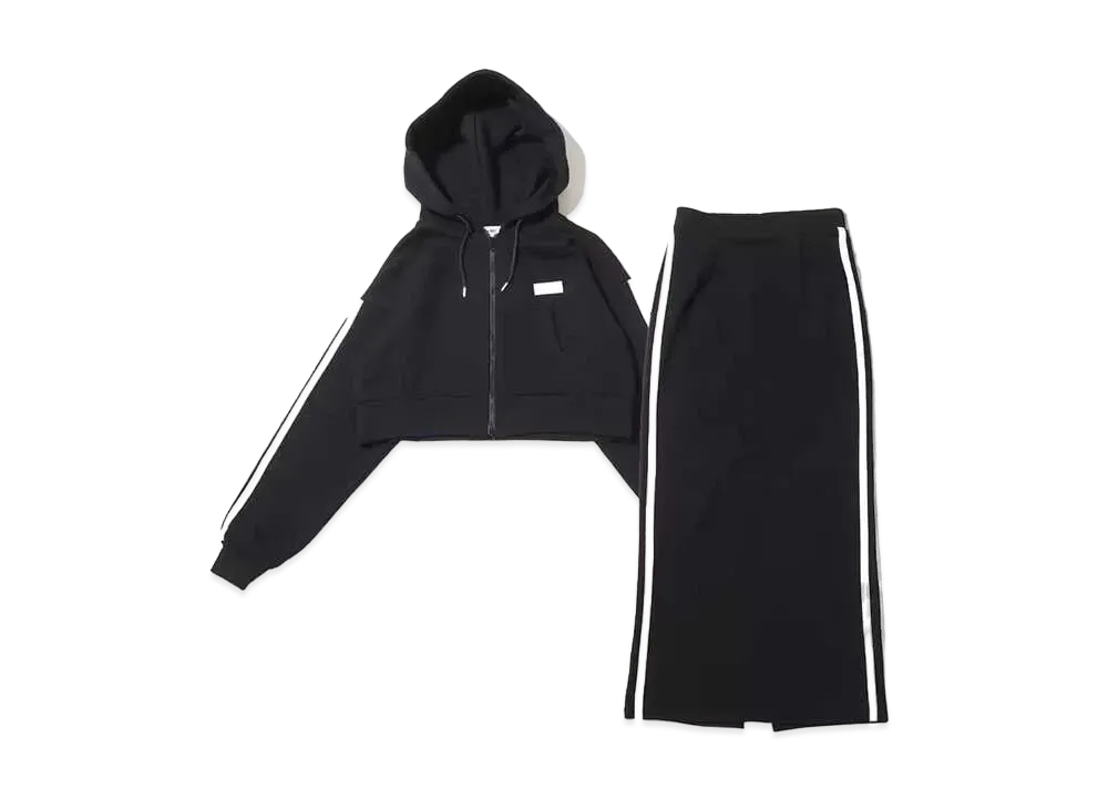 atmos pink x Everylys Line Sweat Setup "Black"