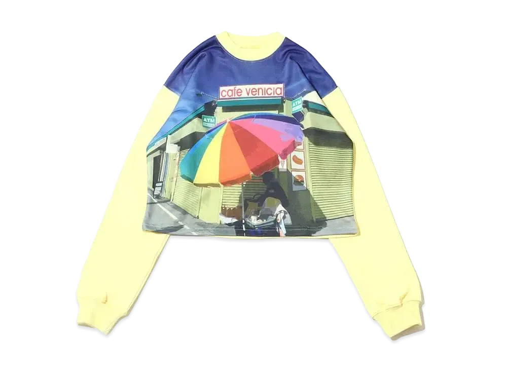 atmos pink Photo Print Sweatshirt "Yellow"