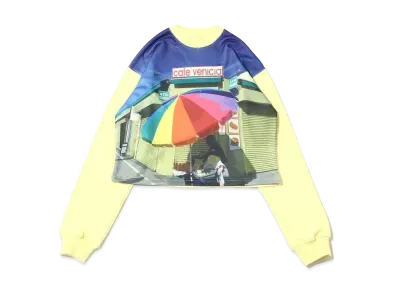 atmos pink Photo Print Sweatshirt "Yellow"