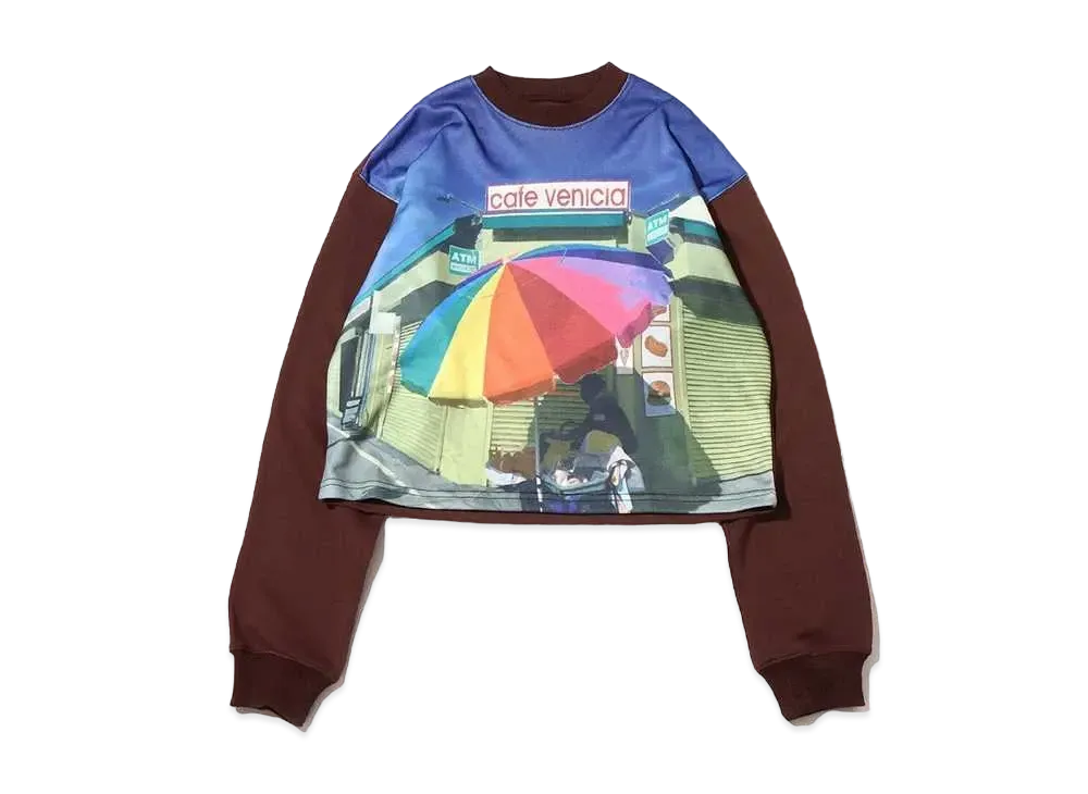 atmos pink Photo Print Sweatshirt "Brown"