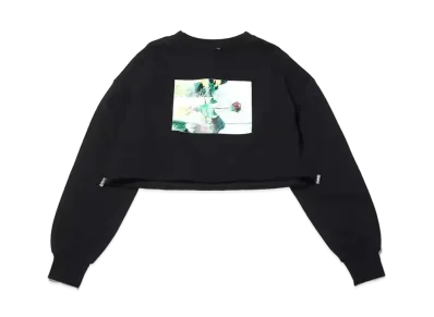 atmos pink x Gelisis Short Length Photo Print Sweatshirt "Black"