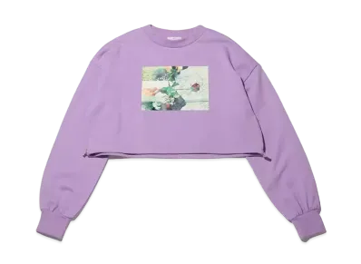 atmos pink x Gelisis Short Length Photo Print Sweatshirt "Purple"