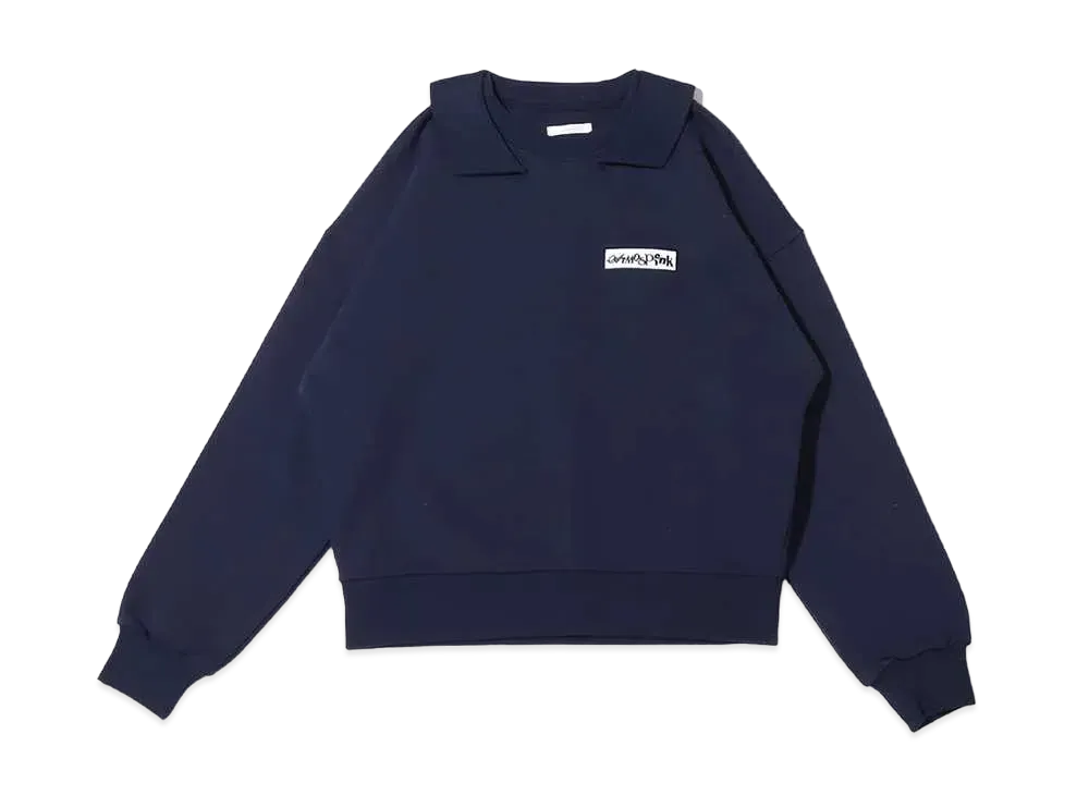 atmos pink Eritsuki Sweat Tops "Navy"