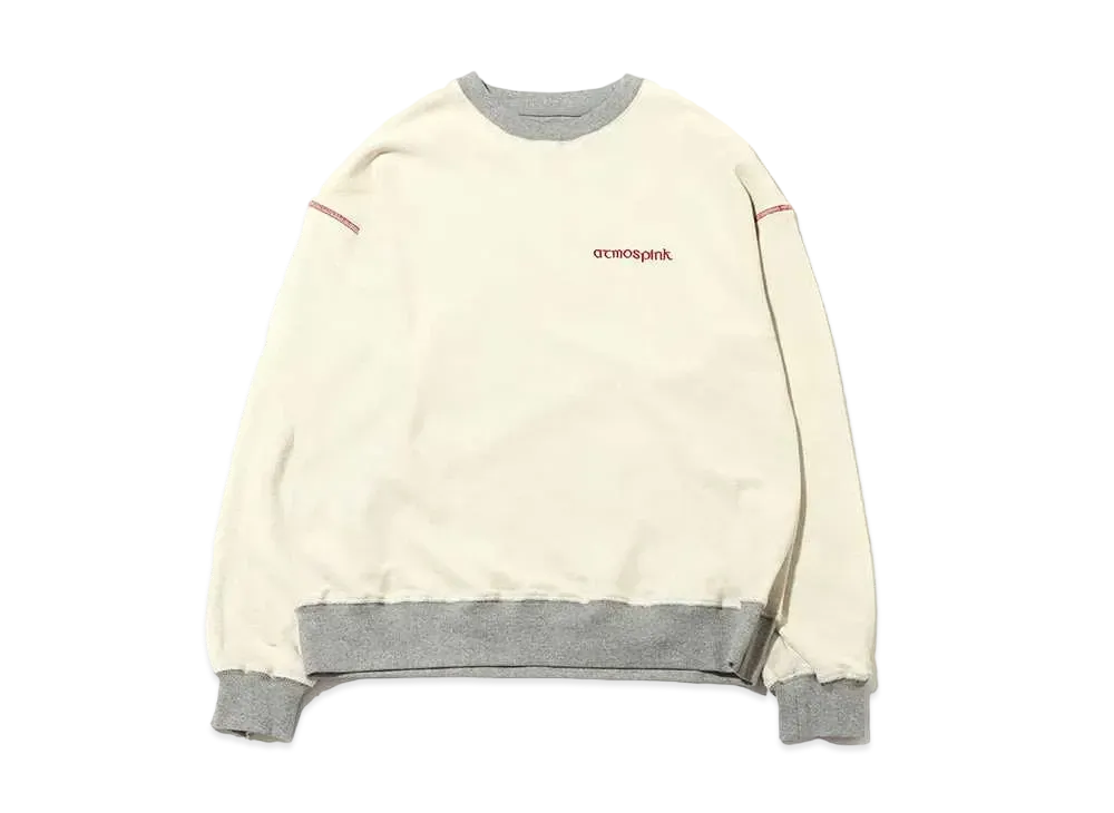 atmos pink Pile Fabric Sweat Tops "Gray"