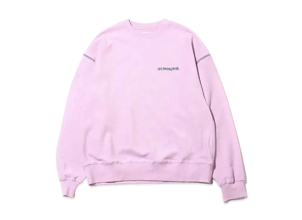 atmos pink Pile Fabric Sweat Tops "Purple"