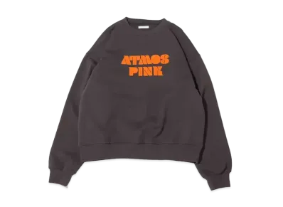 atmos pink Flocky Logo Sweatshirt "Gray"