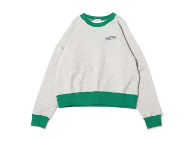 atmos pink Silicone Patch Color Scheme Crew Neck "Gray"