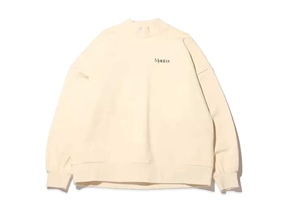atmos pink x Gelisis High Neck Logo Sweatshirt "Ivory"
