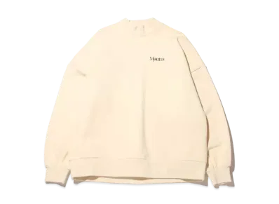 atmos pink x Gelisis High Neck Logo Sweatshirt "Ivory"