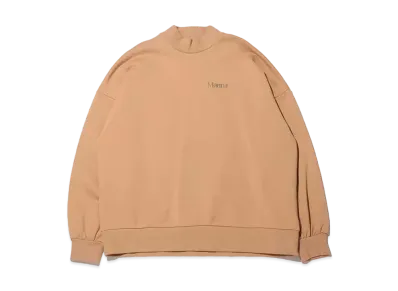 atmos pink x Gelisis High Neck Logo Sweatshirt "Beige"
