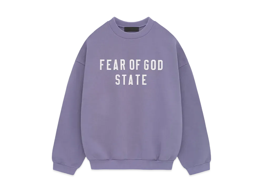 FEAR OF GOD Essentials Heavy Fleece Crewneck "Lavender"