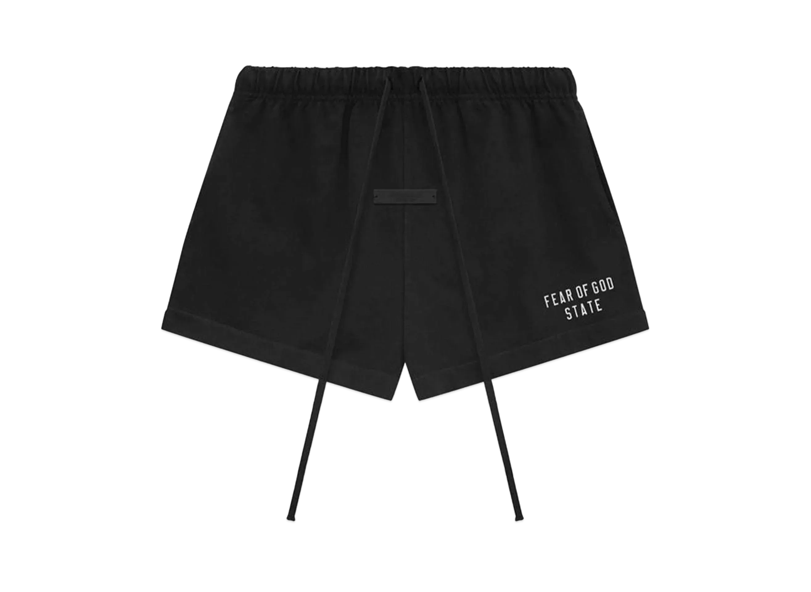 FEAR OF GOD Essentials Womens Heavy Jersey Running Shorts "Black"