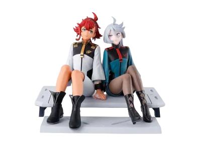 BANDAI "Ichiban Kuji" -Mobile Suit Gundam Witch of Mercury vol.3 -A full blessing to you-- Last One Prize Thretta Mercury & Miorine Remblanc Figure Last One Ver.