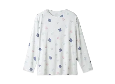 GELATO PIQUE Halloween Collection 'PIQUE MONSTER' Monster Pattern Pullover "Gray"